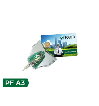 E- CPF A3 (KIT SMART CARD + LEITORA) - 12 MESES