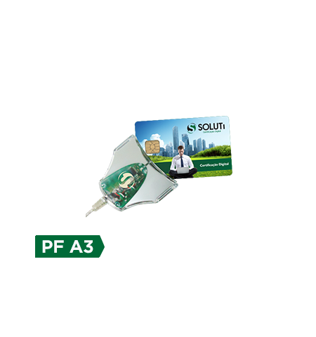 E- CPF A3 (KIT SMART CARD + LEITORA) - 12 MESES